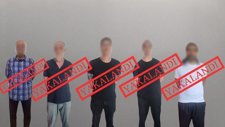  KIRMIZI BÜLTENLE ARANAN 5 SUÇLU TÜRKİYE'YE GETİRİLDİ