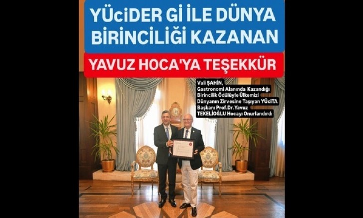 ANADOLU'NUN LEZZETLERİ  DÜNYANIN ZİRVESİNDE..!
