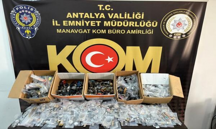 ANTALYA’DA 1 HAFTADA 34 GÖZALTI, TONLARCA KAÇAK ÜRÜN VE SİLAH ELE GEÇİRİLDİ