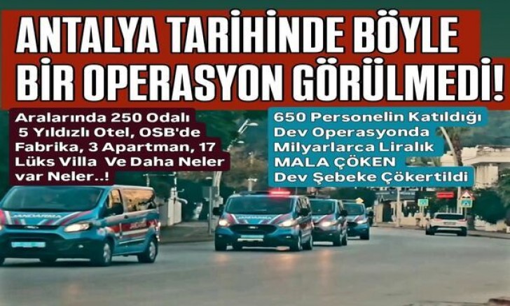 JANDARMADAN DEV OPERASYON..!