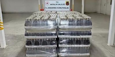 ANTALYA'DA 119 BİN 500 LİTRE KAÇAK ALKOL ELE GEÇİRİLDİ