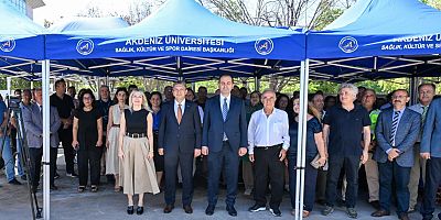 AKDENİZ ÜNİVERSİTESİ HASTANESİ NÖROLOJİ POLİKİLİNİĞİ YENİ BİNASININ TEMELİ ATILDI