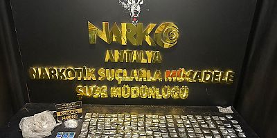 ANTALYA’DA NARKOTİK OPERASYONLARI: SON 1 HAFTADA 38 TUTUKLAMA