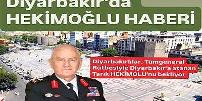 ANTALYA'NIN İLK GENERALİ TÜMGENERAL TARIK HEKİMOĞLU DİYARBAKIR'A ATANDI