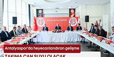 ANTALYASPOR'A TURİZMCİLERDEN DESTEK...