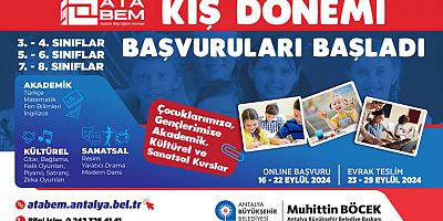 ATABEM KIŞ DÖNEMİ KURS KAYITLARI BAŞLIYOR