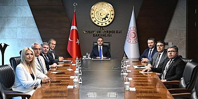 ATSO HEYETİ BAKAN KAÇIR'I ZİYARET ETTİ
