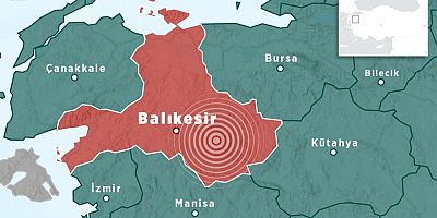 BALIKESİR'DE BİR DEPREM DAHA MEYDANA GELDİ