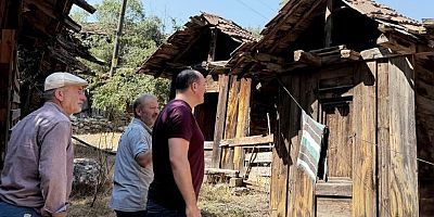 BAŞKAN KOTAN TARİHİ AMBARLARI İNCELEDİ
