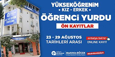 BÜYÜKŞEHİR YURTLARINA ÖN KAYIT BAŞLADI