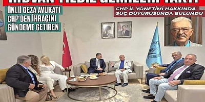CHP İL YÖNETİMİNE SUÇ DUYURUSU...!