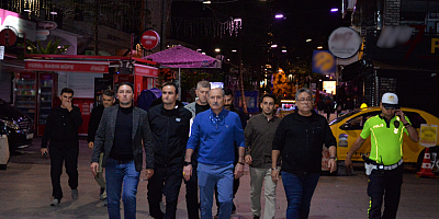 EMNİYET MÜDÜRÜ ZAİMOĞLU, SAHADA DENETİMLERİNİ SÜRDÜRÜYOR