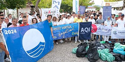 KEMER'DE  DÜNYA TEMİZLİK GÜNÜ