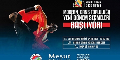 KEPEZ BELEDİYESİ’NDEN SANATA DESTEK: MİMAR SİNAN AKADEMİ SEÇMELERİ BAŞLIYOR