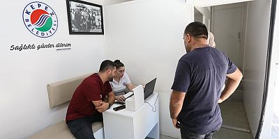 KEPEZ’İN MOBİL SAĞLIK MERKEZİ’NDEN DOKUMAPARK’TA KANSER TARAMASI