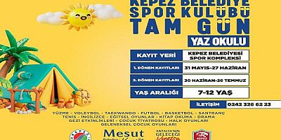 KEPEZ YAZ OKULU BAŞLIYOR: EĞLENCE VE EĞİTİM BİR ARADA 