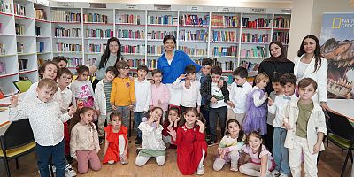 KONYAALTI BELEDİYESİ KÜTÜPHANESİ MİNİKLERİ AĞIRLADI
