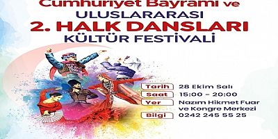 KONYAALTI’NDA CUMHURİYET BAYRAMI HALK DANSLARIYLA KUTLANACAK