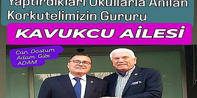 KORKUTELİ MİLLİ EĞİTİMDE  KAVUKCU AİLESİ DAMGASI / CEVAT ALP
