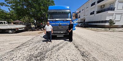 KORKUTELİ’NDE KALICI  YOL ÇALIŞMASI