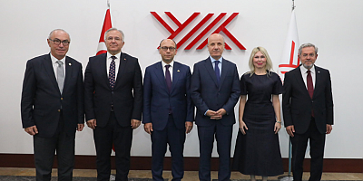 REKTÖR ÖZKAN’DAN YÖK BAŞKANI ÖZVAR’A ZİYARET