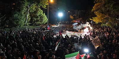 TÜM YURTTA HAYDUT İSRAİL'İN KÜRESEL KARARLILIK FİLOSU'NA SALDIRISINA TEPKİ YAĞDI