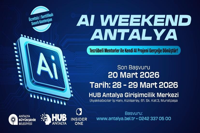 ANTALYA’DA YAPAY ZEKA ATAĞI BAŞLIYOR