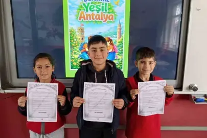 ÖĞRENCİLERİN BU HAFTAKİ DERSİ: YEŞİL ANTALYA