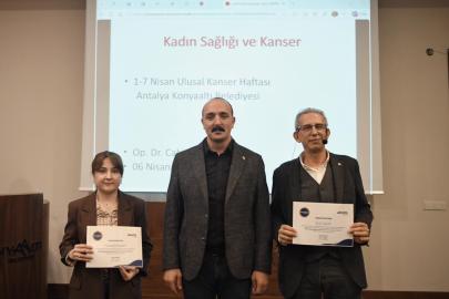 KONYAALTI’NDA KANSERLE MÜCADELEDE KADINLARA BİLİNÇLENDİRME SÖYLEŞİSİ