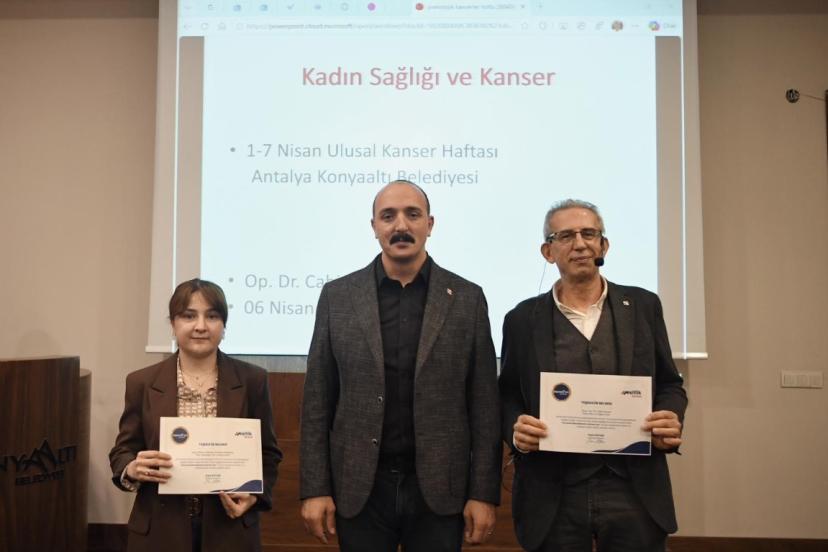 KONYAALTI’NDA KANSERLE MÜCADELEDE KADINLARA BİLİNÇLENDİRME SÖYLEŞİSİ