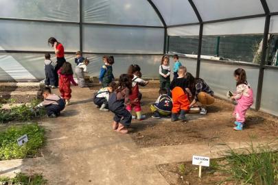 KONYAALTI’NDA MİNİK ELLER TOPRAKLA BULUŞTU