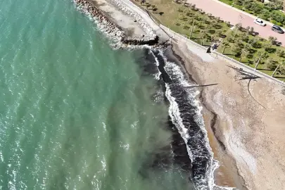 SAHİLDE PETROL PANİĞİ: GERÇEK DOĞAL ÇIKTI