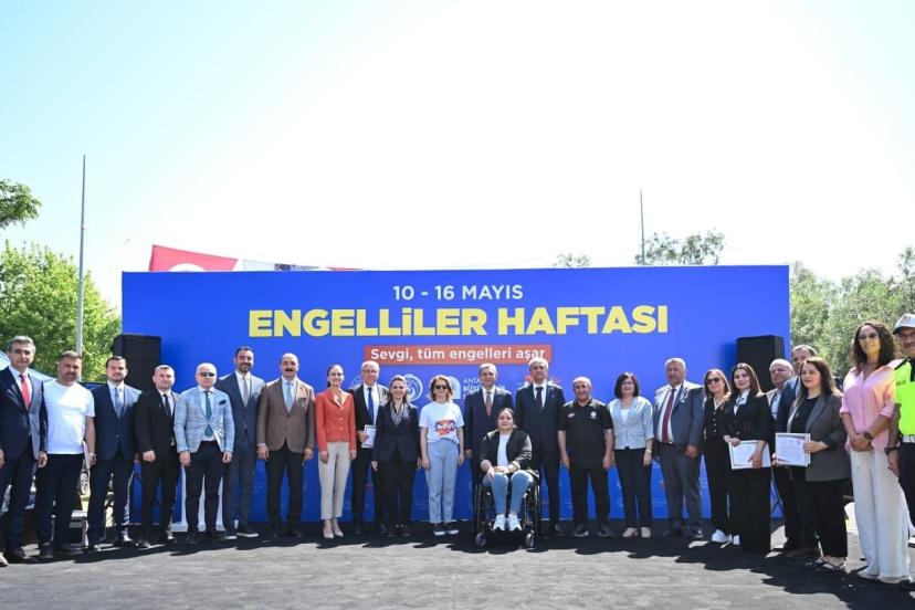 ENGELSİZ YAŞAMA ANTALYA’DAN GÜÇLÜ MESAJ