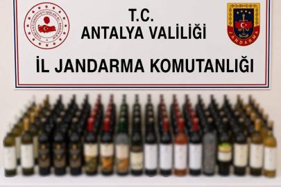 ALANYA’DA KAÇAK ALKOL OPERASYONU
