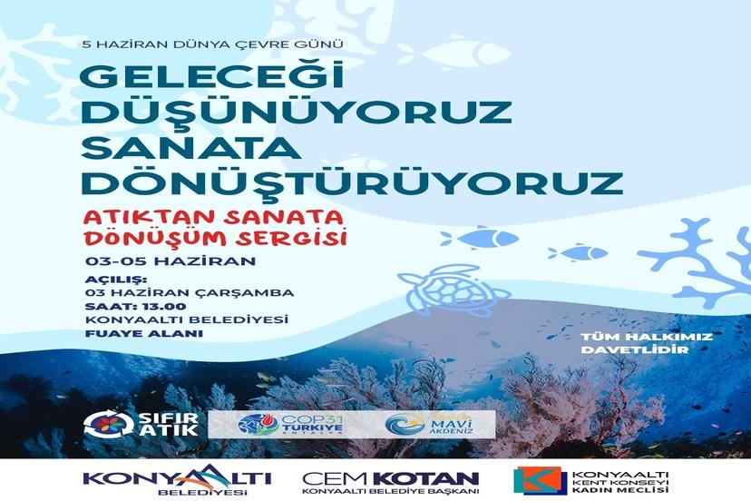 ATIKLAR SANAT ESERİNE DÖNÜŞÜYOR