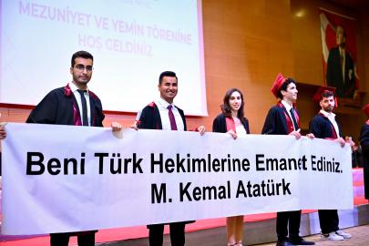 GELECEĞİN HEKİMLERİ MESLEK ANDINI ETTİ