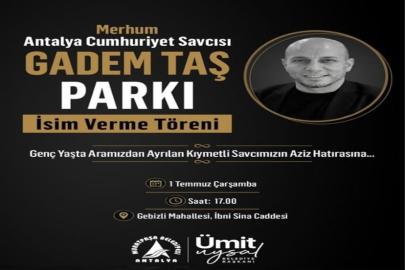 HAYAT MÜCADELESİ PARKTA YAŞAYACAK