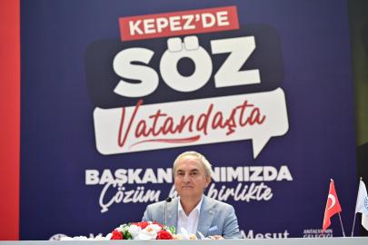 KEPEZ’DE “SÖZ VATANDAŞTA” BULUŞMASI MAHALLELERE TAŞINDI