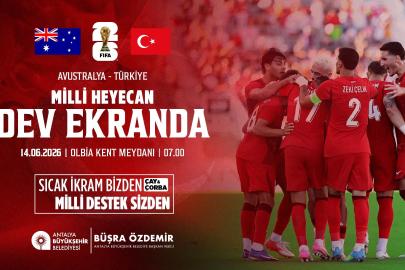 MİLLİ HEYECAN OLBİA MEYDANI'NDA YAŞANACAK