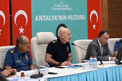 ANTALYA EMNİYETİNDEN GÜVENLİK ZİRVESİ