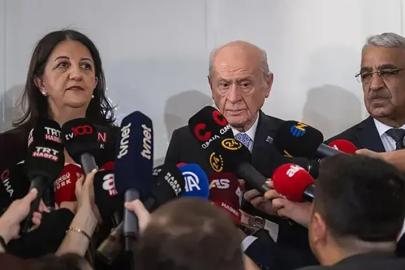 BAHÇELİ İLE DEM HEYETİ AYNI MASADA