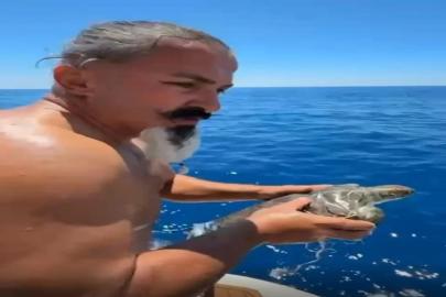 ÇUVALA DOLANAN CARETTA'YA UMUT ELİ