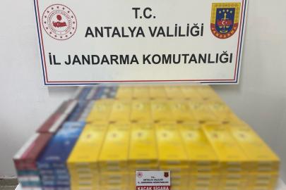 GAZİPAŞA'DA ŞOK UYGULAMASINDA KAÇAK SİGARA YAKALANDI