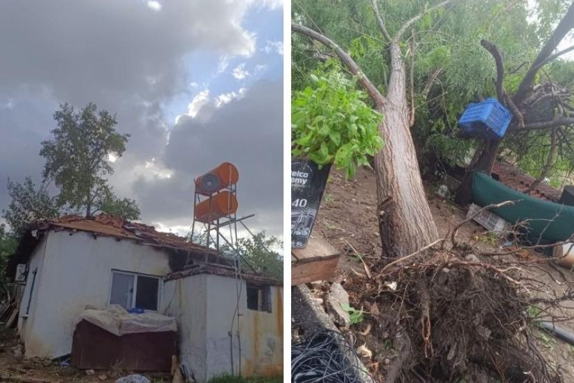 HORTUM SERİK'TE HASARA YOL AÇTI