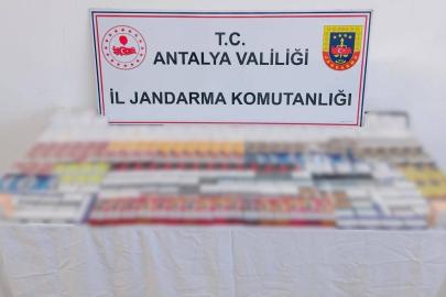 KEMER'DE KAÇAK SİGARA OPERASYONU