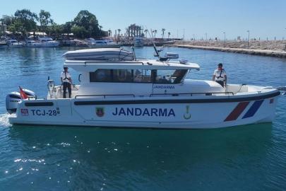 SİDE AÇIKLARINDA JANDARMA MESAİSİ