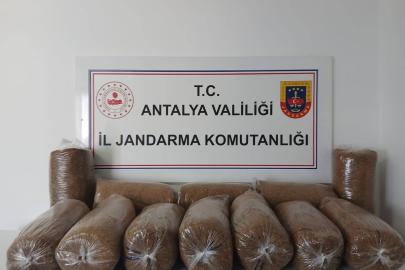72 KİLO KAÇAK TÜTÜN YAKALANDI