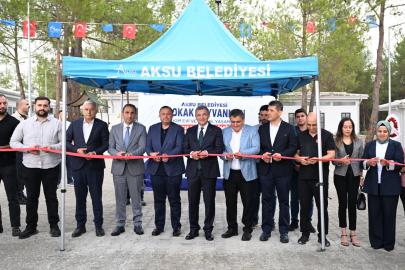 AKSU’DA CAN DOSTLARA YENİ YAŞAM ALANI
