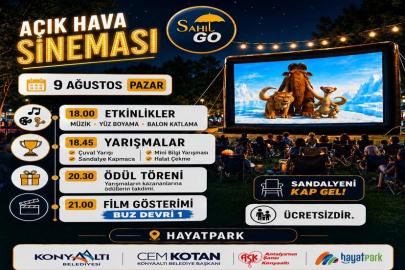 HAYATPARK'TA YAZ AKŞAMLARI SİNEMAYLA RENKLENECEK