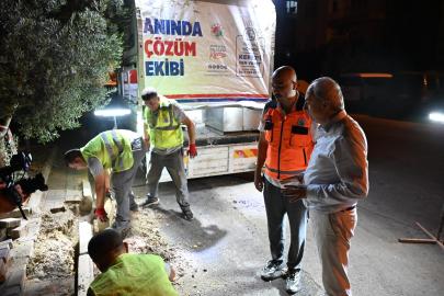 KEPEZ’DE VATANDAŞ BİLDİRİYOR, EKİPLER ÇÖZÜYOR